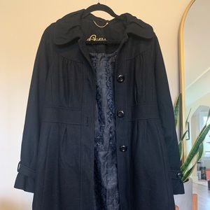 Black Guess peacoat